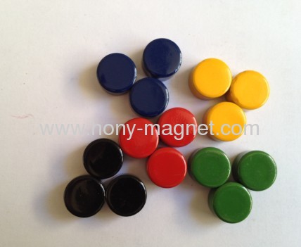 Colourful Ceramic magnetic disc