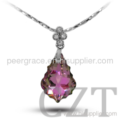 925 sterling silver pendant with Swaroski Crystal