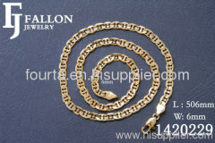 gold long chian necklace