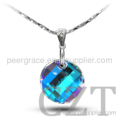 925 sterling silver pendant with Swaroski Crystal