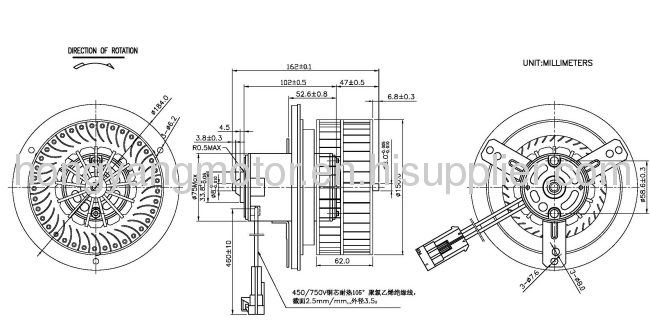 Round Auto Fan Electric Motor from China manufacturer - Yuyao Hongyang