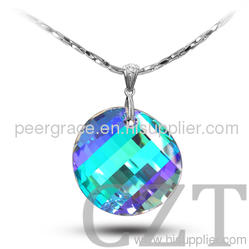 925 sterling silver pendant with Swaroski Crystal