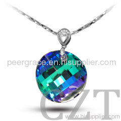 925 sterling silver pendant with Swaroski Crystal