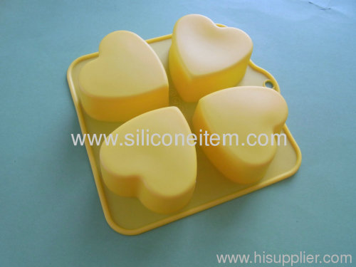 4 Flower Stunning Silicone Cake Moulds