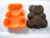 Teddy Bear Birthday Silicone Cake Moulds