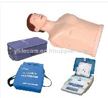 AED INSTRUMENT AND CPR TRAINING MANIKIN