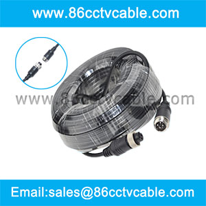 CCTV 4-Pin DIN Extension Cable, Car rear view camera cable