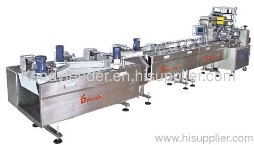 high speed packing line for foodstuff (chocolate, wafer, biscuit, etc)