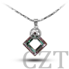 925 sterling silver pendant with Swaroski Crystal