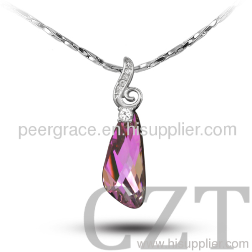 925 sterling silver pendant with Swaroski Crystal