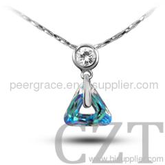 925 sterling silver pendant with Swaroski Crystal