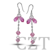 925 sterling silver earring with Swaroski Crystal