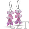 925 sterling silver earring with Swaroski Crystal