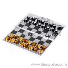 ALUMINIUM GAME SET (CHESS)