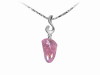 925 sterling silver pendant with color cubic zircon