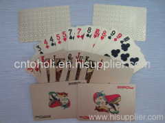 plastic playing cards