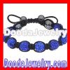 cheap fake shamballa bracelet meaning blue with crystals wholesale