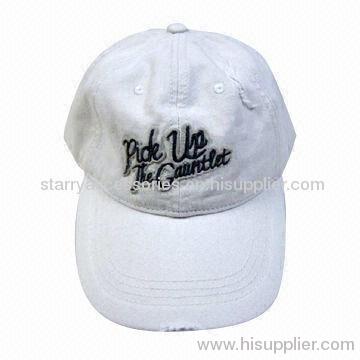 Double Layer Cotton Cap with Embroidery