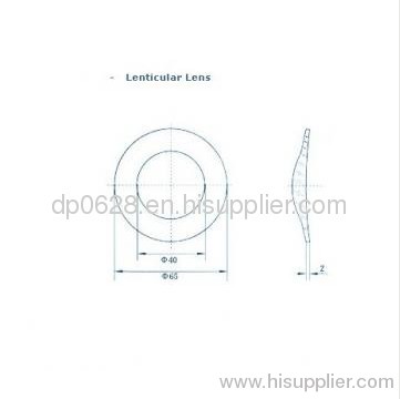 Cr-39 Lenticular Lens