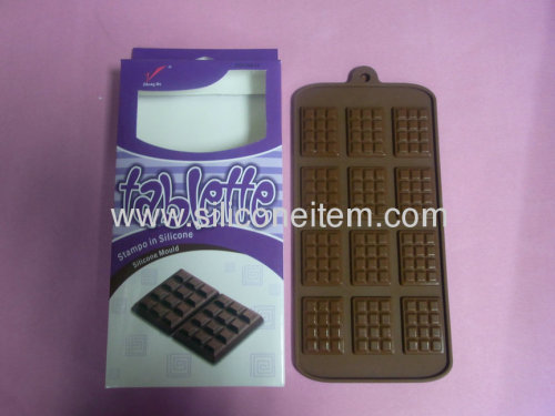 9 cell Medium Bar Silicone Chocolate Moulds