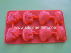 8 cell Chocolate Parties Silicone Chocolate Bakeware Mould