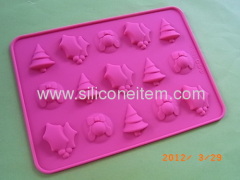 *Pink*Chrismas Chocolate Collection Silicone Mould