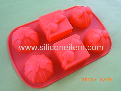 6 Cell Gift Silicone Chocolate Moulds