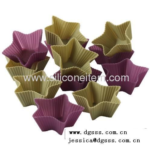 5 Star Silicone Cake / Jelly Silicone Muffin Mould