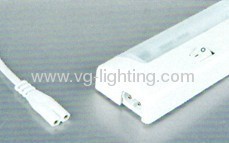 T5 Plastic fluorescent electronic wall-lamp/with switch and diffuser/linkable
