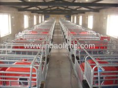 Euro style farrowing crates