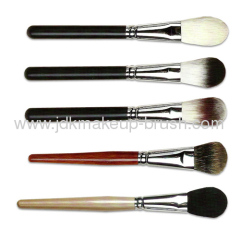 Wooden powder brush