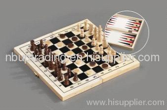 3 IN 1 WOODEN GAME