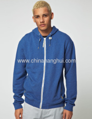 Mens Blue Zip Hoodies