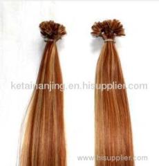 Chinese Flat Tip Prebonded Hair Extensions piano color