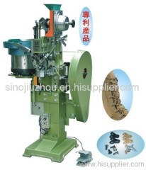 Automatic Military Shoe hook button Machine (Patent product)