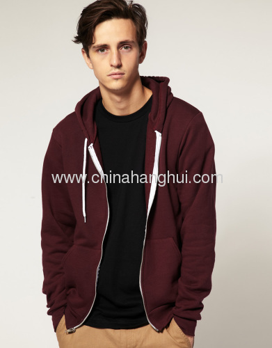 Red Mens Zip Hoodies