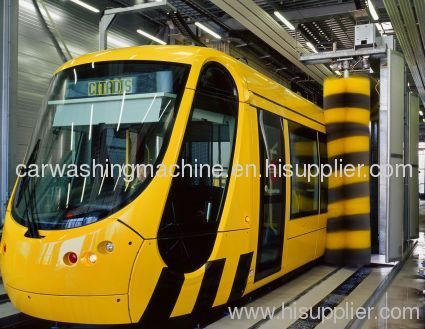 automatic tram&train wash machinery