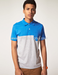 Mens Fashion custom print stripe T shirt