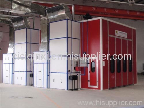 large spray booth