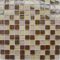 mosaic glass and stone tiles