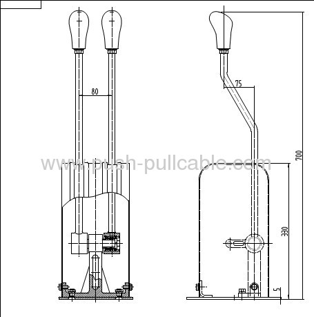 Loader multi-channel valves Control Cable