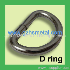 Metal accessories Wire D Ring- Metal bag ring