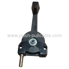 Sliding loader hand throttle