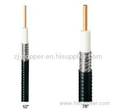 corrugated aluminium feeder cable