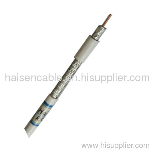 Cu/RG6 coaxial cable (catv cable/tv Cable/Color Transparent)