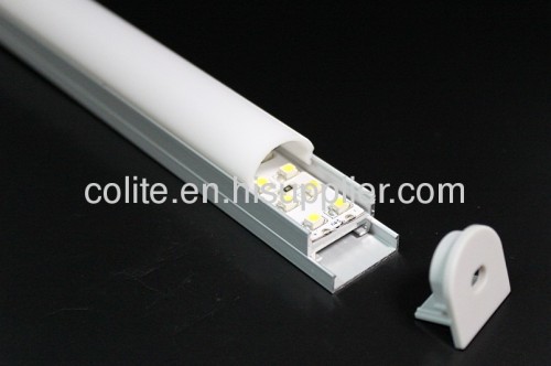 Double layer LED Aluminum Profile with optical lens 30 degree beam angle