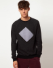 Mens Fashion printed cut and sew sweatshirts