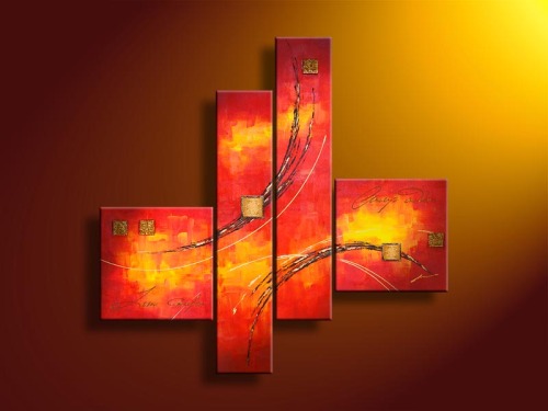 Handpainted Abstract Art Pictures