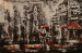 Abstract Building Oil Painting On Canvas