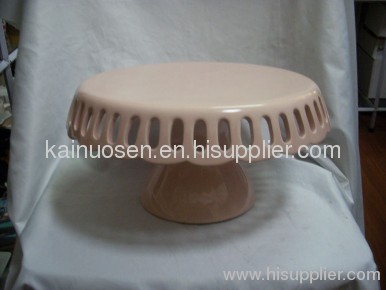 ceramic ribbon cake stand